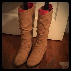 Western chic mid calf boots